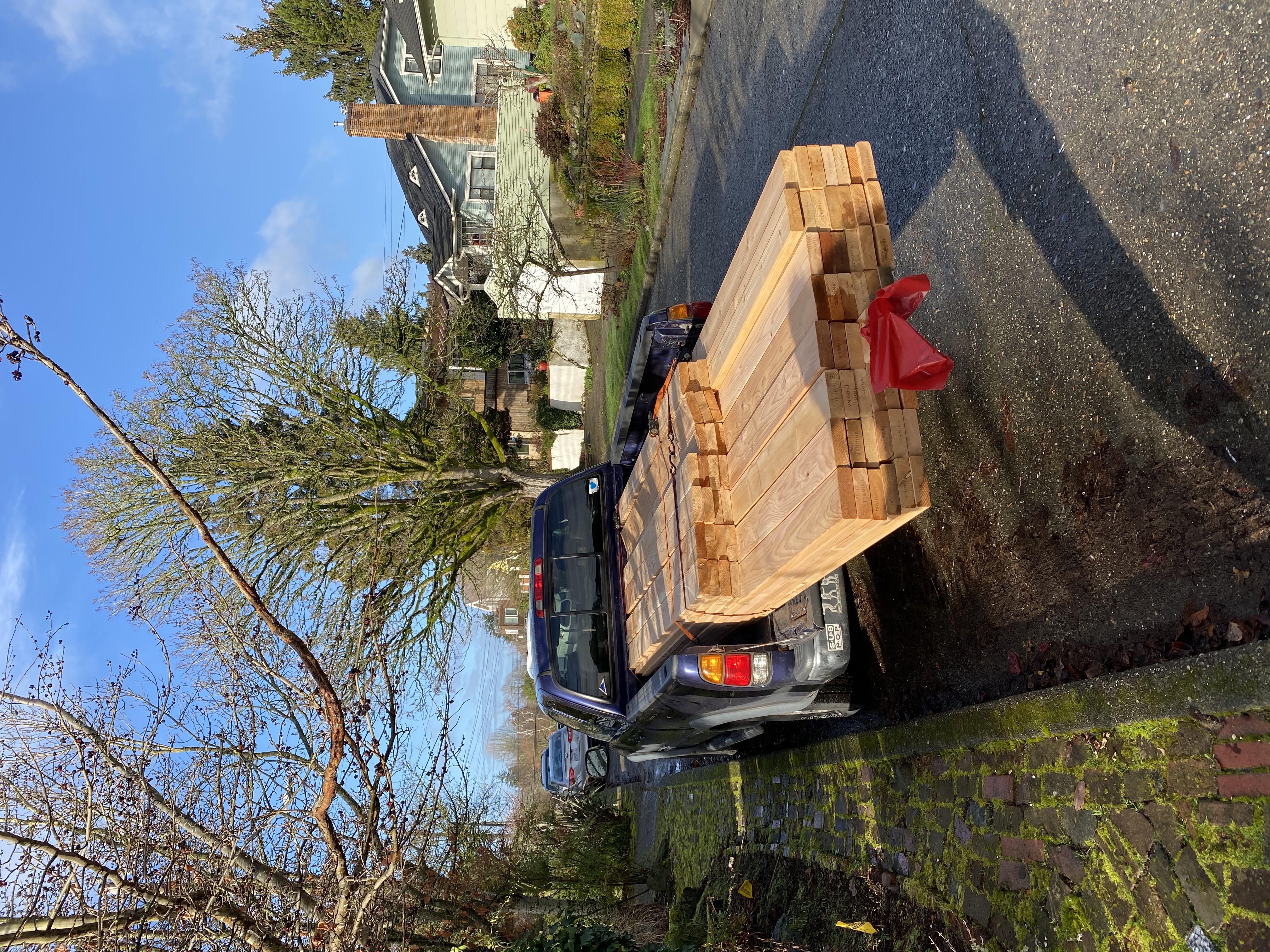 Customer barrel sauna build